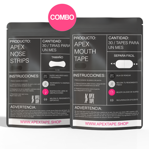 Apex Mouth Tape y Nose Strip